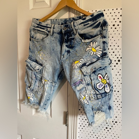 Smoke Rise Men’s Denim Shorts - size 30 - Picture 13 of 14